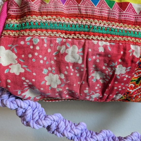 Tricia Fix DayTripper Weekender Small Duffle Tote Embellished Bag - Picture 5 of 16